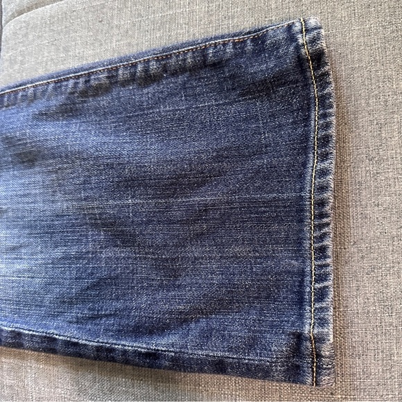 Citizens of Humanity Kelly Stretch #063 Low Waist Cropped Blue Jeans Size 28 Y2K - Picture 9 of 10